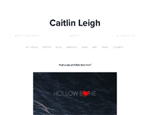 Tablet Screenshot of caitlinleigh.com